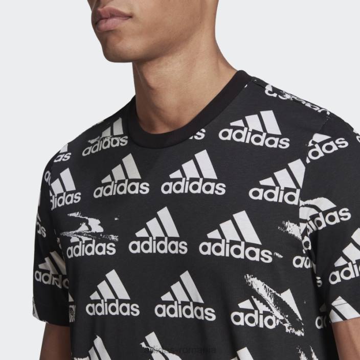 Adidas negru essentials brandlove tricou un singur tricou adidas bărbați negru 2JBN15273
