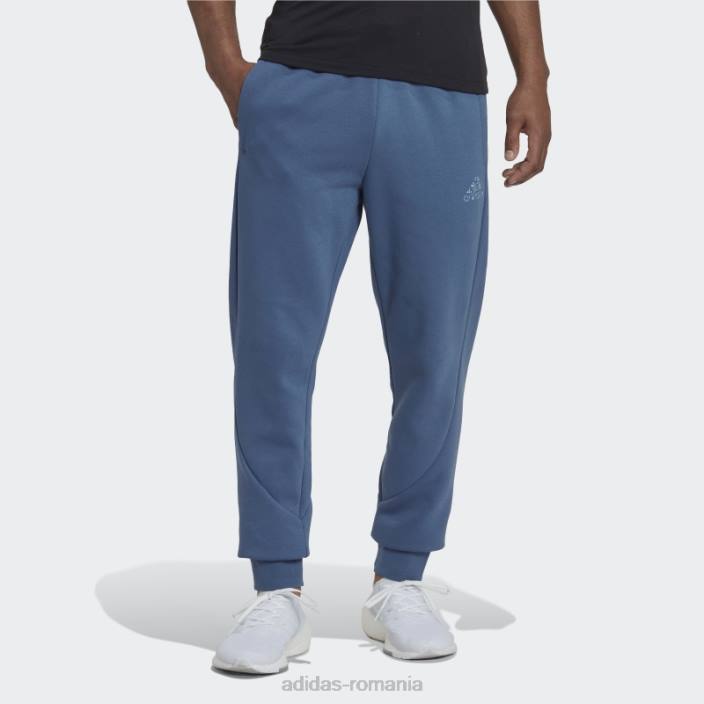 Adidas oțel stadiul insignă fleece de sport cu manșete bărbați oţel 2JBN6743