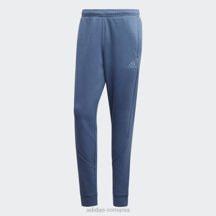 Adidas oțel stadiul insignă fleece de sport cu manșete bărbați oţel 2JBN6743