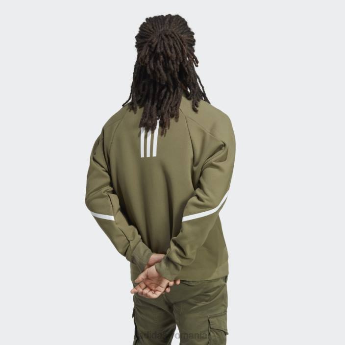 Adidas olive conceput pentru hanorac premium Gameday bărbați măsline 2JBN13607