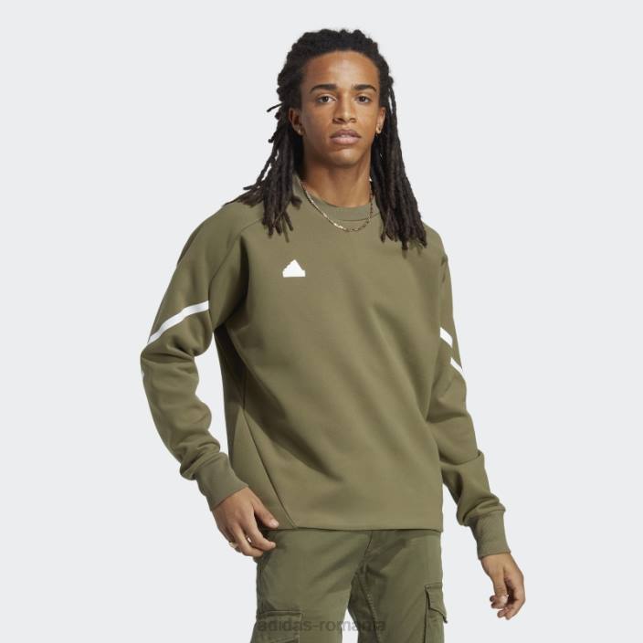 Adidas olive conceput pentru hanorac premium Gameday bărbați măsline 2JBN13607