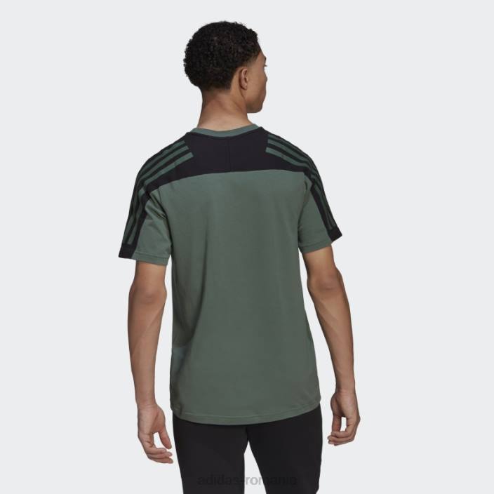 Adidas oxid verde icoane viitoare tricou cu 3 dungi bărbați oxid verde 2JBN5615