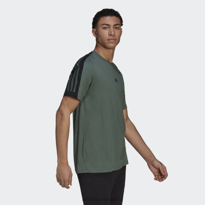 Adidas oxid verde icoane viitoare tricou cu 3 dungi bărbați oxid verde 2JBN5615