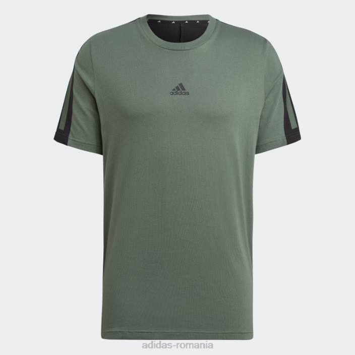 Adidas oxid verde icoane viitoare tricou cu 3 dungi bărbați oxid verde 2JBN5615