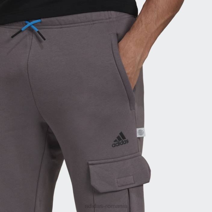 Adidas pantaloni cargo din lână icoane de viitor gri bărbați urmă gri 2JBN5501