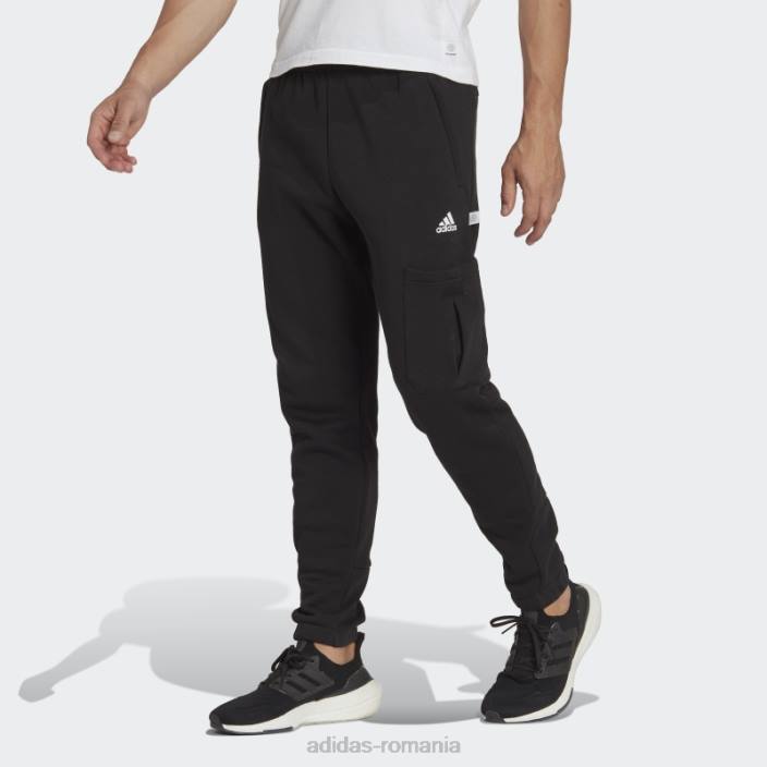 Adidas pantaloni cargo din lână iconițe negre ale viitorului bărbați negru 2JBN6754