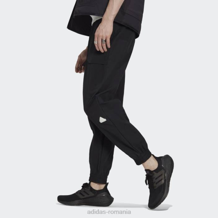 Adidas pantaloni cargo negri bărbați negru 2JBN1403