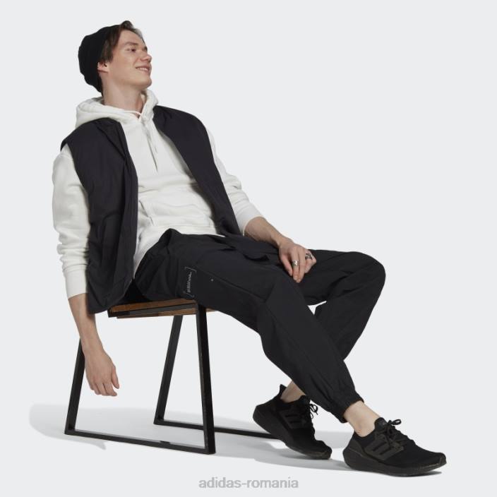 Adidas pantaloni cargo negri bărbați negru 2JBN1403