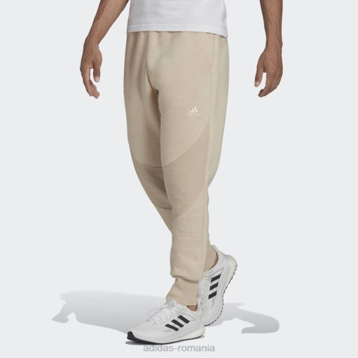 Adidas pantaloni de jogging botanic bej mel vopsiți botanic bărbați bej botanic mel 2JBN15077