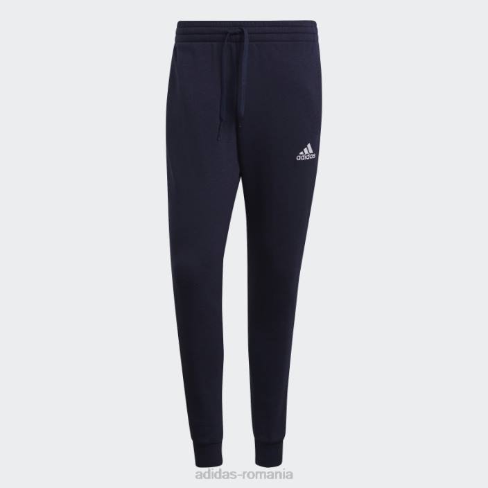 Adidas pantaloni de jogging cu 3 dungi cu fleece ink essentials bărbați cerneală/alb 2JBN13210