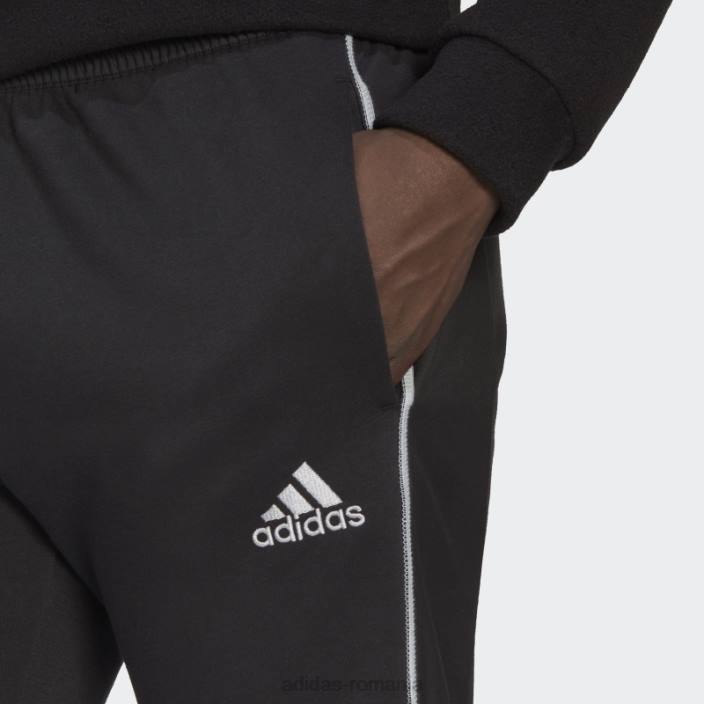 Adidas pantaloni de jogging din fleece reflectă în întuneric adidas bărbați negru argintiu 2JBN15291