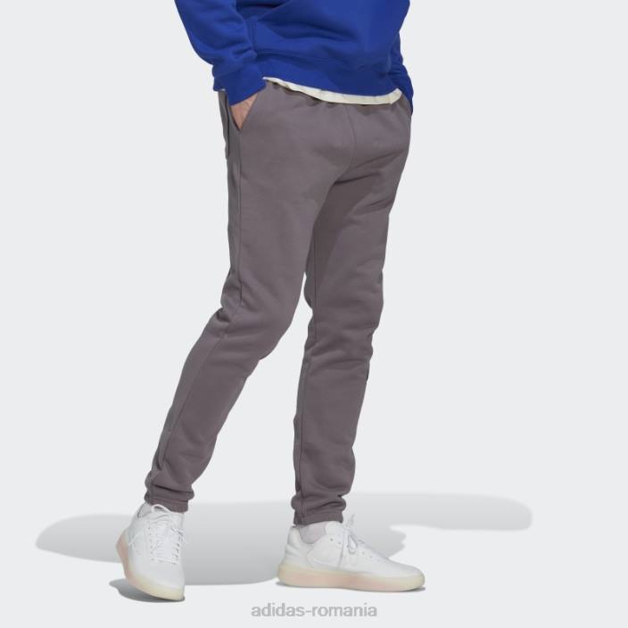 Adidas pantaloni de jogging fleece trace gri bărbați urmă gri 2JBN14654