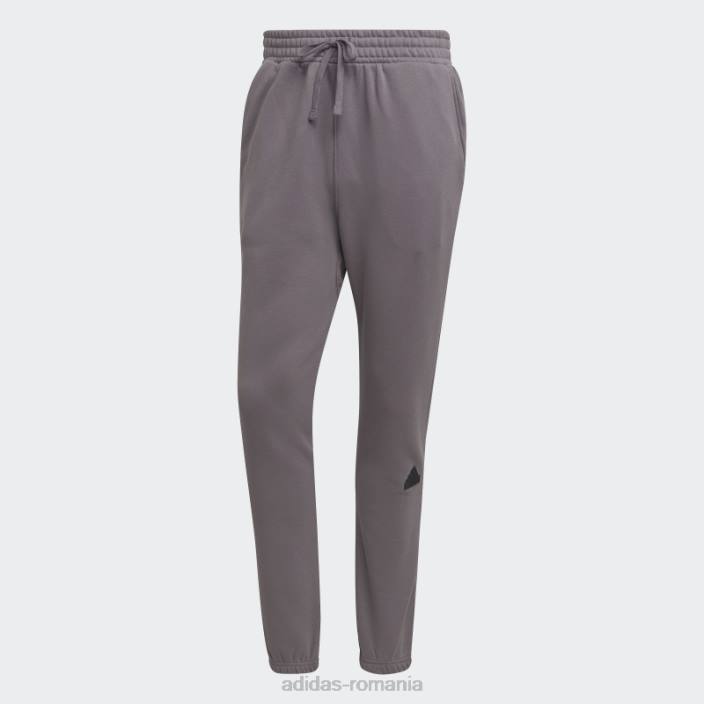 Adidas pantaloni de jogging fleece trace gri bărbați urmă gri 2JBN14654