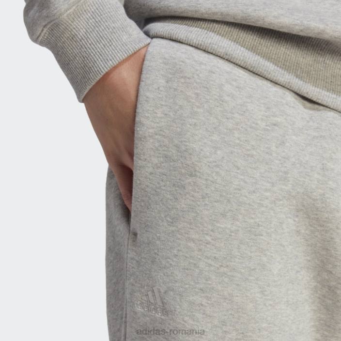 Adidas pantaloni de jogging grafic all szn gri mediu bărbați gri mediu 2JBN13534