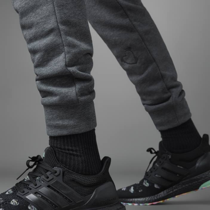 Adidas pantaloni de jogging gri închis pentru ziua Îndrăgostiților bărbați erica gri închis 2JBN13150
