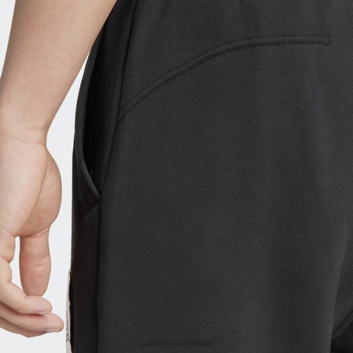 Adidas pantaloni de jogging negri din lână lounge bărbați negru 2JBN13912