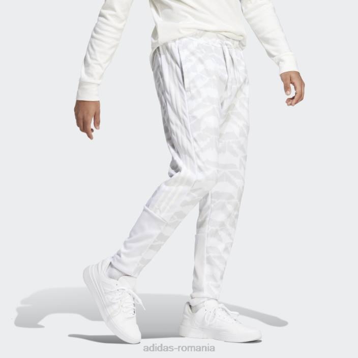 Adidas pantaloni de jogging stil de viață albi tiro bărbați alb 2JBN13342
