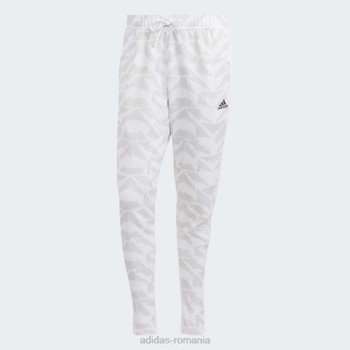 Adidas pantaloni de jogging stil de viață albi tiro bărbați alb 2JBN13342