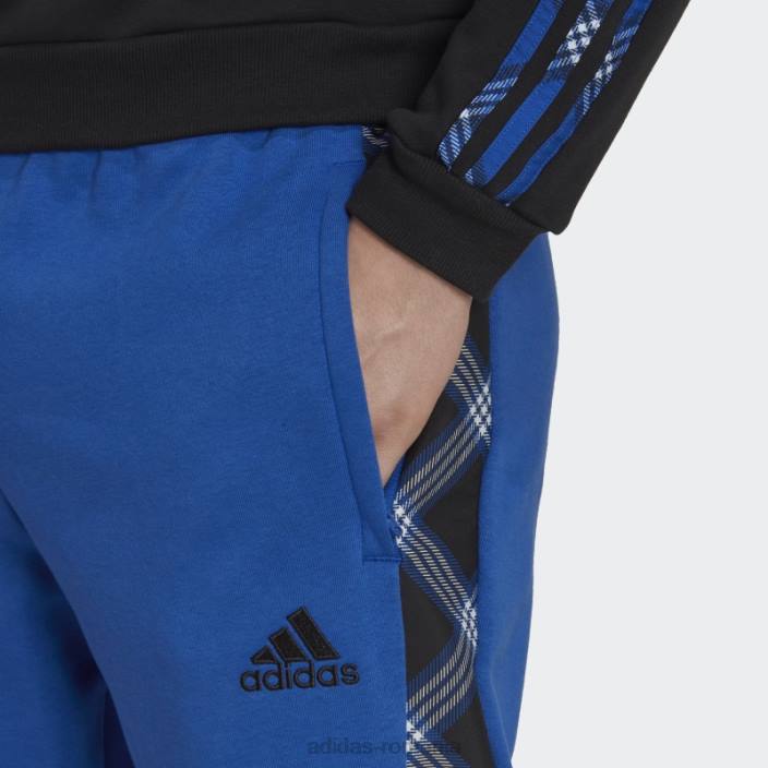 Adidas pantaloni de sport de iarnă tiro albastru regal bărbați albastru regal/negru 2JBN7517
