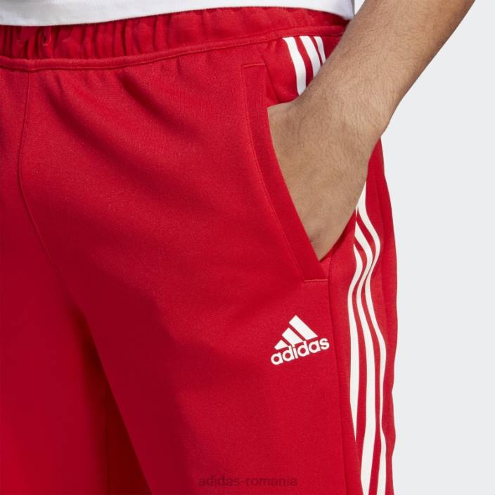 Adidas pantaloni de sport de stil de viață tiro, stacojiu, adidas bărbați stacojiu 2JBN5478