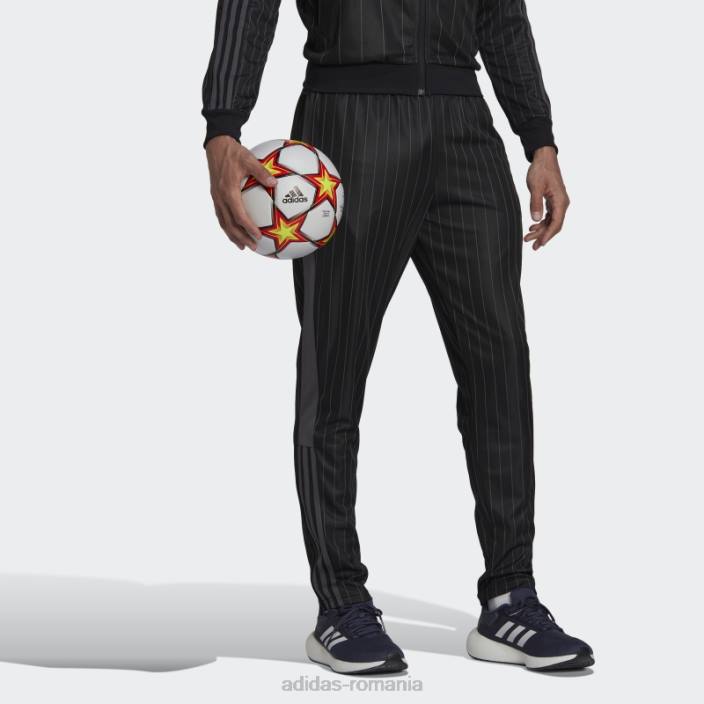 Adidas pantaloni de sport tiro negru fashion bărbați negru 2JBN6180