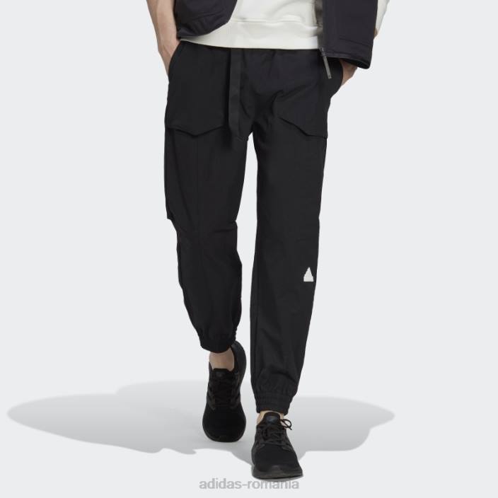 Adidas pantaloni de trening cargo negru adidas bărbați negru 2JBN14895