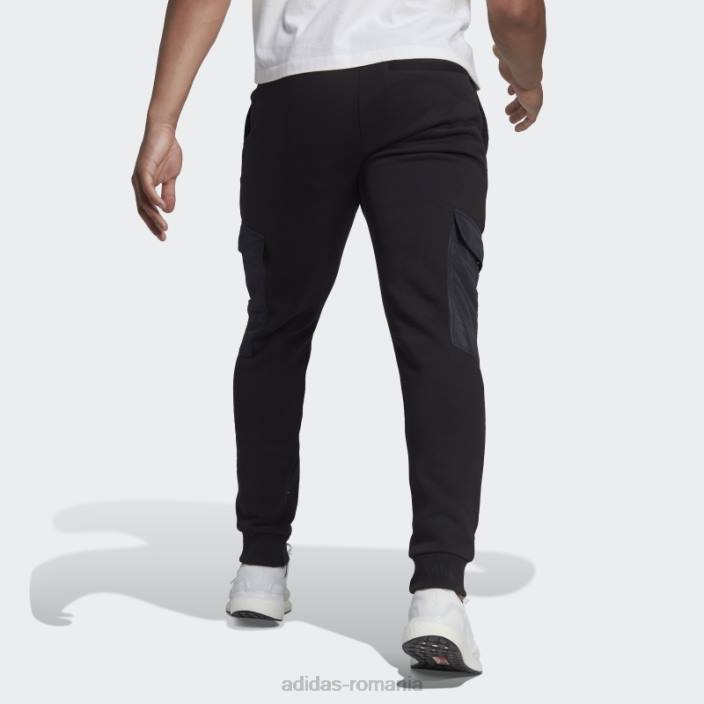 Adidas pantaloni din lână negri bărbați negru 2JBN7052