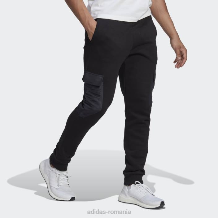 Adidas pantaloni din lână negri bărbați negru 2JBN7052