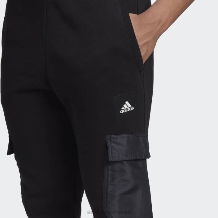 Adidas pantaloni din lână negri bărbați negru 2JBN7052