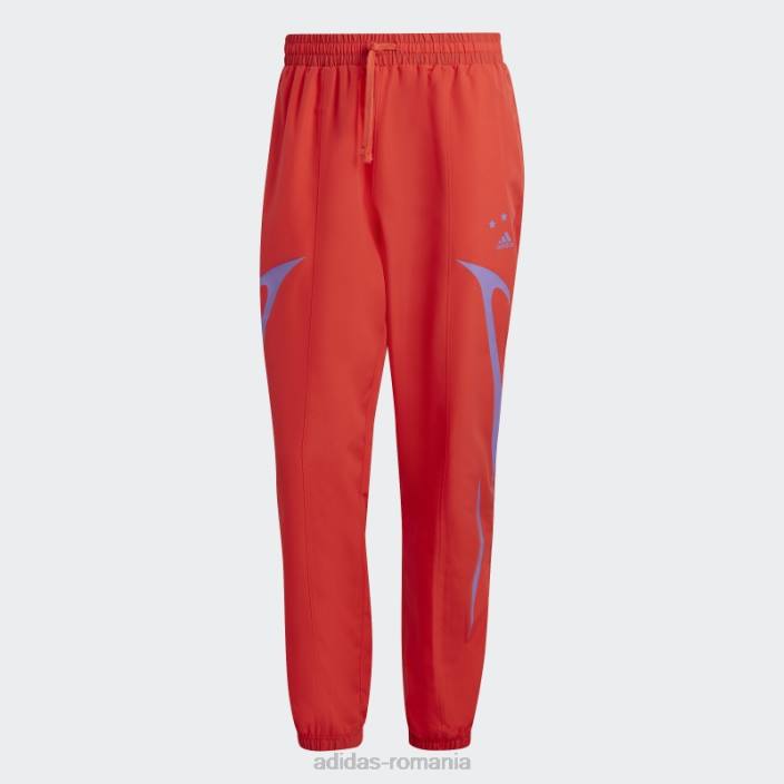 Adidas pantaloni țesuți colorblock roșii adidas bărbați cerneală roșie 2JBN5367