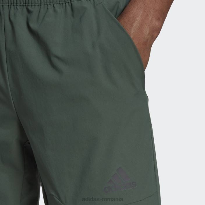 Adidas pantaloni țesuți cu aureolă erou de esențialitate verde oxid adidas bărbați oxid verde 2JBN6936