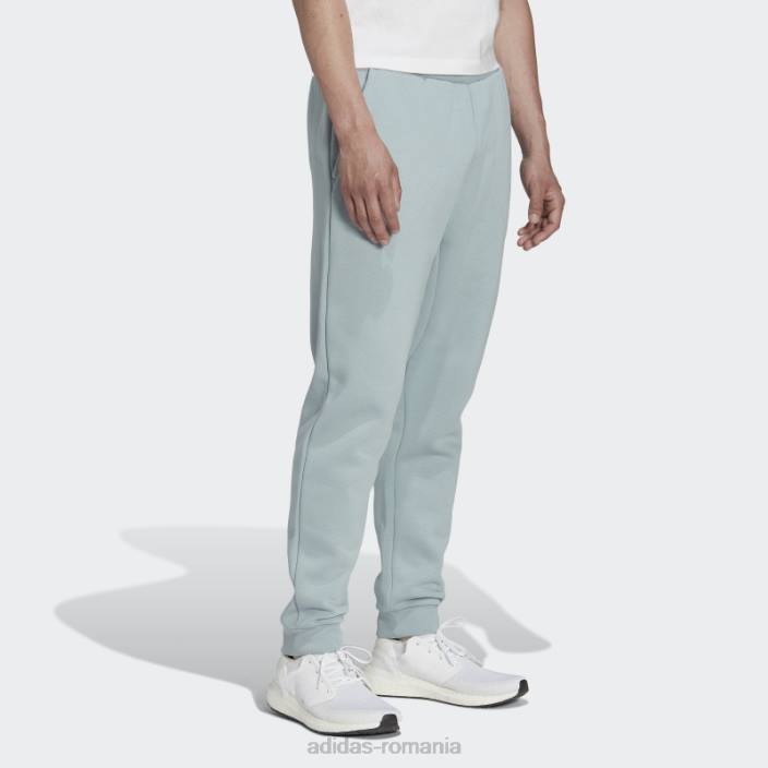 Adidas pantaloni fleece studio lounge gri bărbați gri 2JBN6680