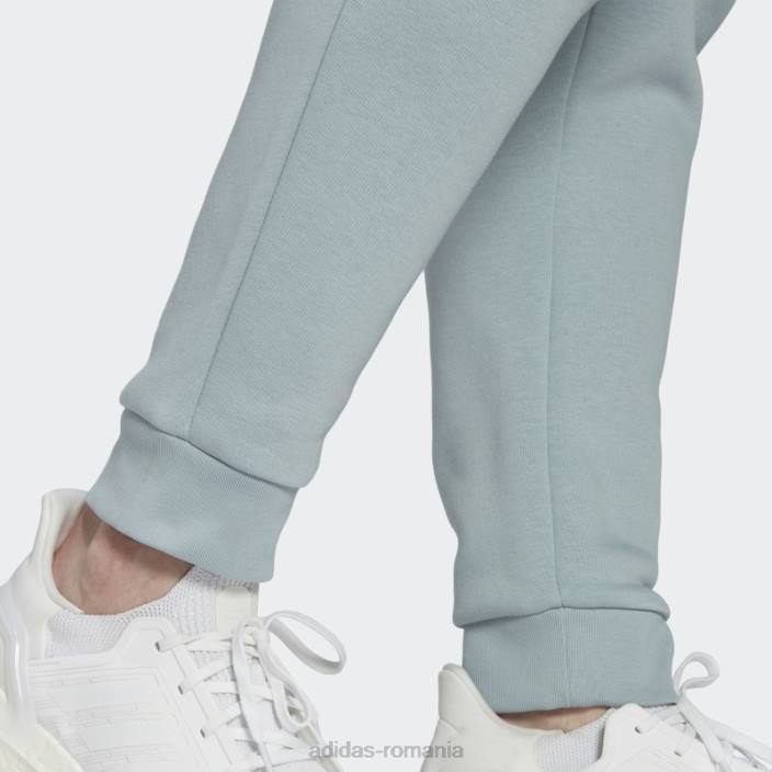 Adidas pantaloni fleece studio lounge gri bărbați gri 2JBN6680