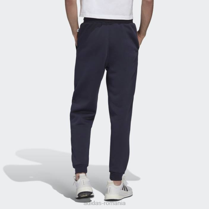 Adidas pantaloni fleece studio lounge ink adidas bărbați cerneală 2JBN6690