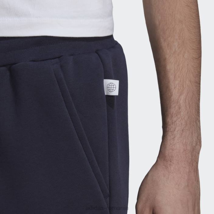 Adidas pantaloni fleece studio lounge ink adidas bărbați cerneală 2JBN6690
