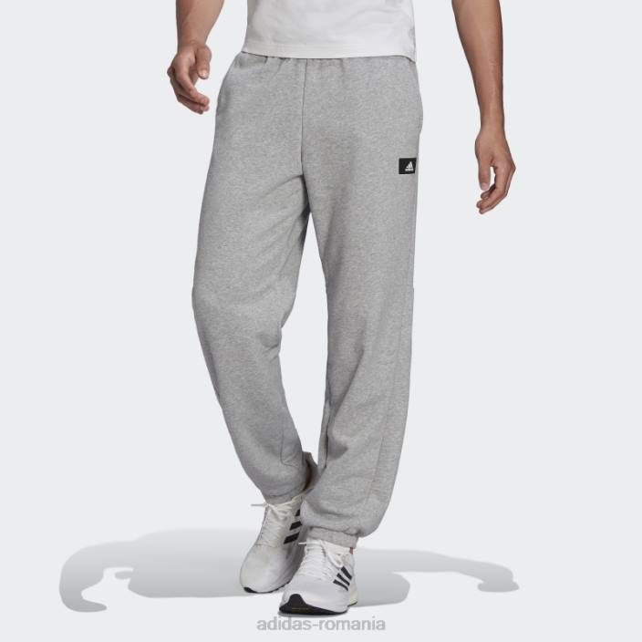 Adidas pantaloni icoane viitor gri mediu bărbați gri mediu 2JBN6736