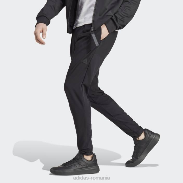 Adidas pantaloni negri de evadare de oraș bărbați negru 2JBN5206