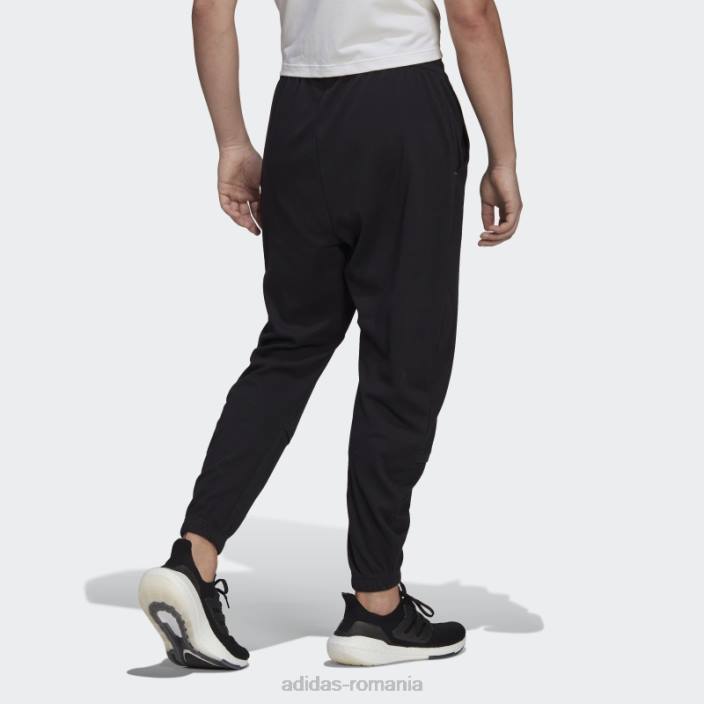 Adidas pantaloni negri trvl ușori bărbați negru 2JBN7085
