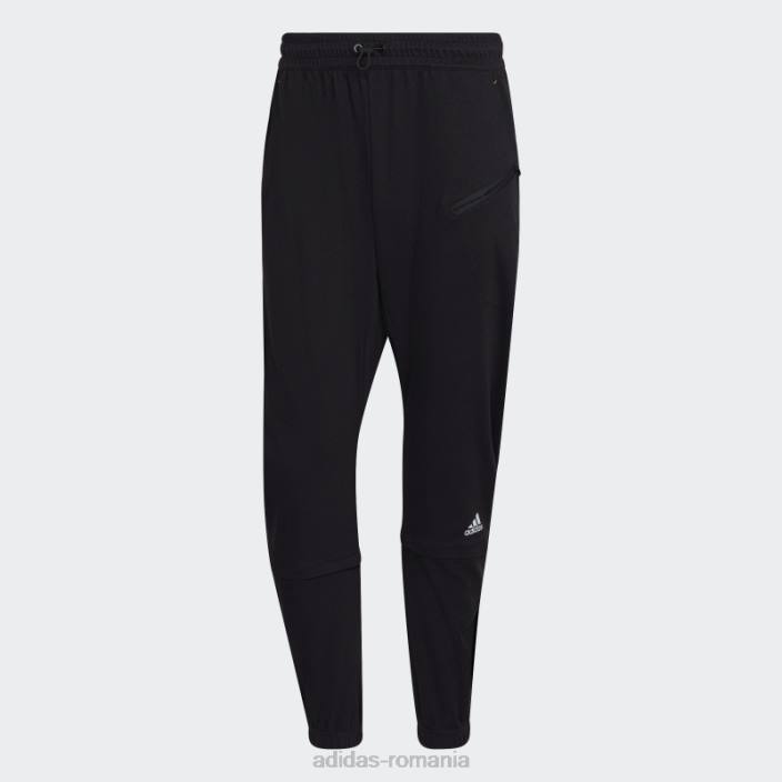 Adidas pantaloni negri trvl ușori bărbați negru 2JBN7085