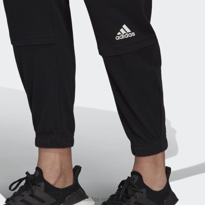 Adidas pantaloni negri trvl ușori bărbați negru 2JBN7085