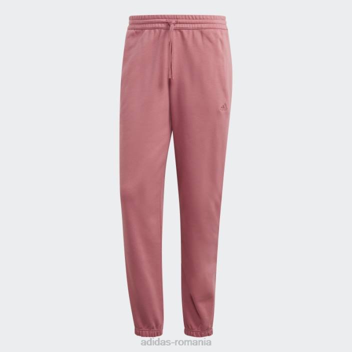 Adidas pantaloni roz all szn french terry bărbați roz 2JBN5153