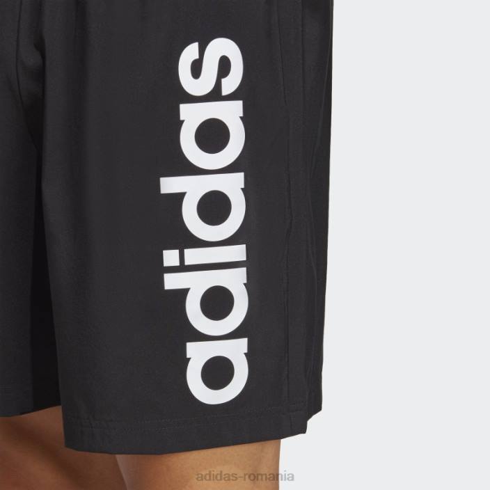 Adidas pantaloni scurți aeroready essentials chelsea linear logo negru bărbați negru 2JBN14462