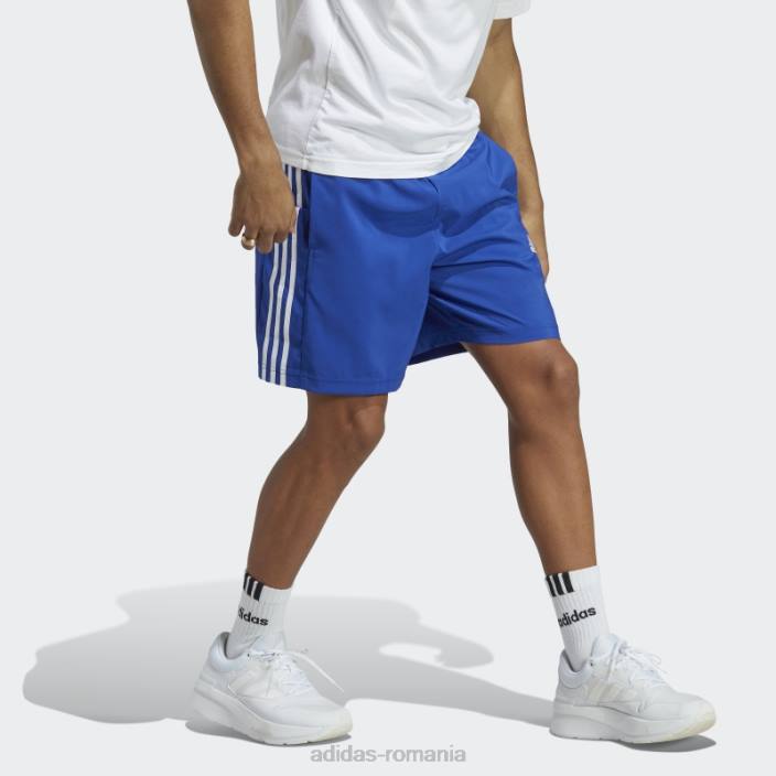 Adidas pantaloni scurți albastru aeroready essentials chelsea cu 3 dungi bărbați albastru alb 2JBN13361