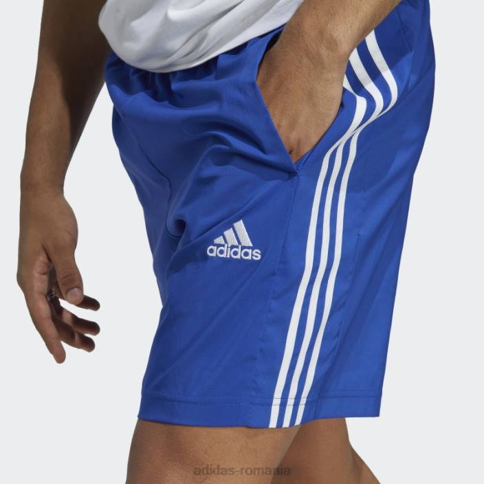 Adidas pantaloni scurți albastru aeroready essentials chelsea cu 3 dungi bărbați albastru alb 2JBN13361