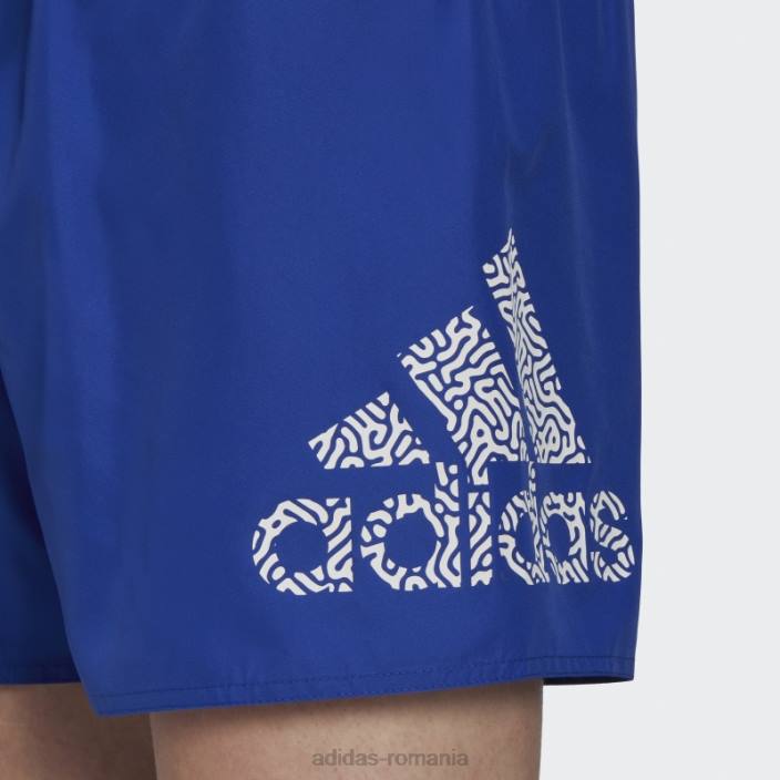 Adidas pantaloni scurți de baie clx albastru lungime scurtă bărbați albastru alb 2JBN14230