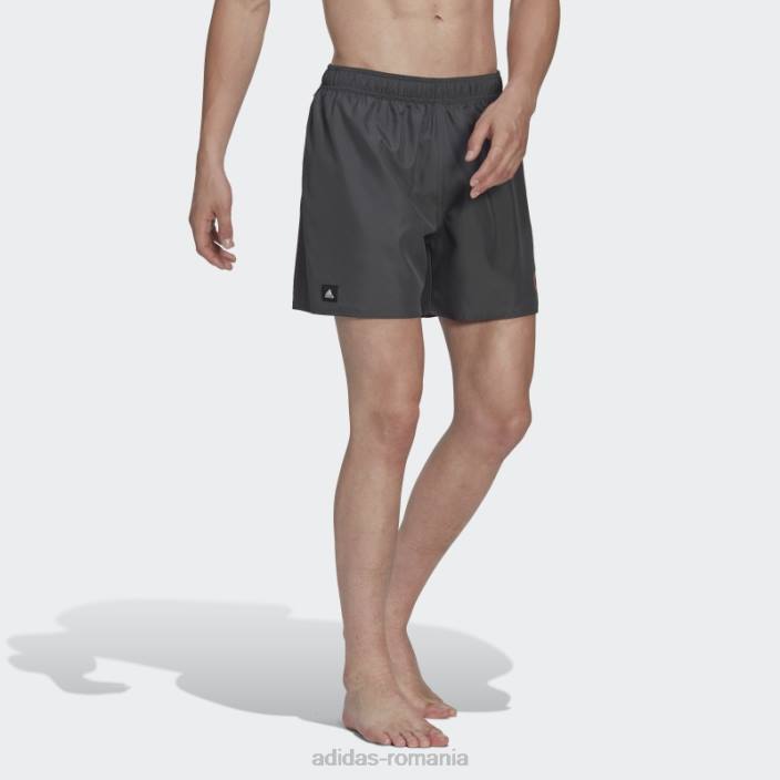 Adidas pantaloni scurți de baie clx gri de lungime scurtă bărbați gri/coral 2JBN13739