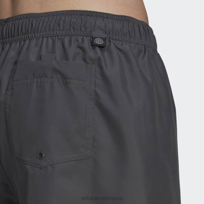 Adidas pantaloni scurți de baie clx gri de lungime scurtă bărbați gri/coral 2JBN13739