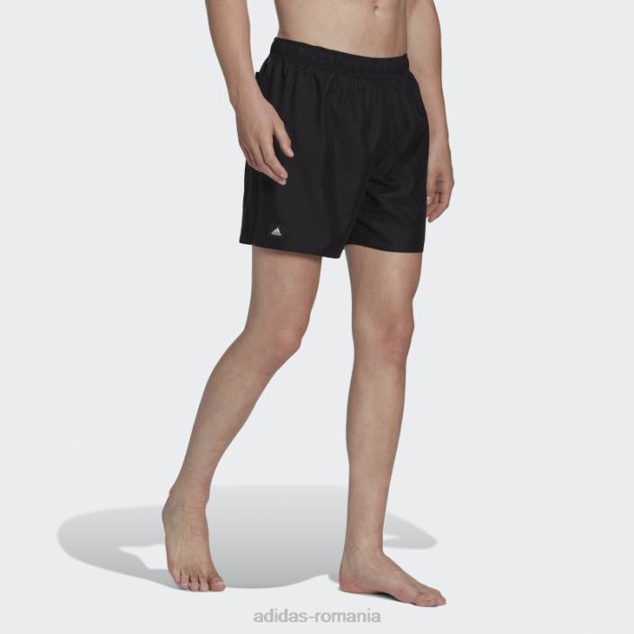 Adidas pantaloni scurți de baie clx negri de lungime scurtă bărbați alb negru 2JBN14261