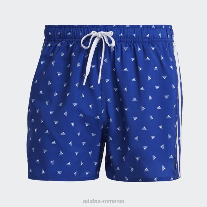 Adidas pantaloni scurți de baie mini logo clx albastru bărbați albastru alb 2JBN14312