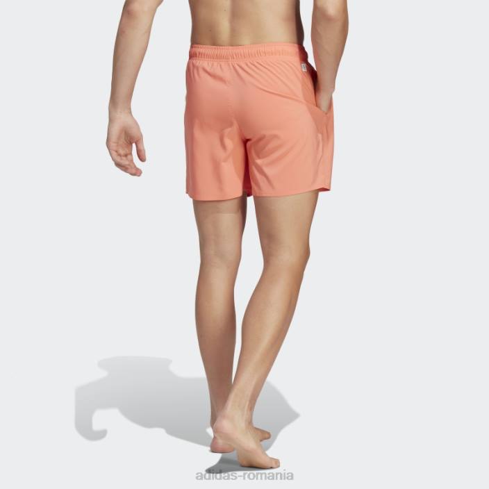 Adidas pantaloni scurți de baie solidi de lungime scurtă coral bărbați coral 2JBN6157